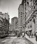 Boston Massachusetts circa  Newspaper Row Washington Street